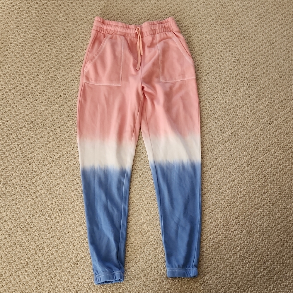 Ocean Coast Kids Ombre Jogger Pants - Peach and Blue